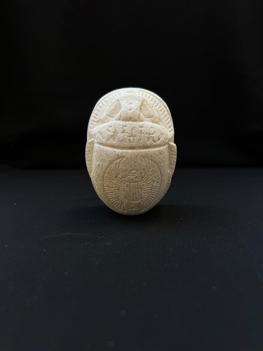 Alabaster scarab statue - scarab,