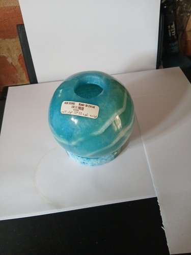 Egyptian blue alabaster tea - egyptian,