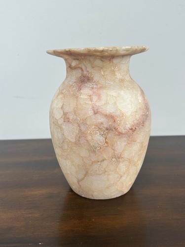Egyptian alabaster hand carved - alabaster,
