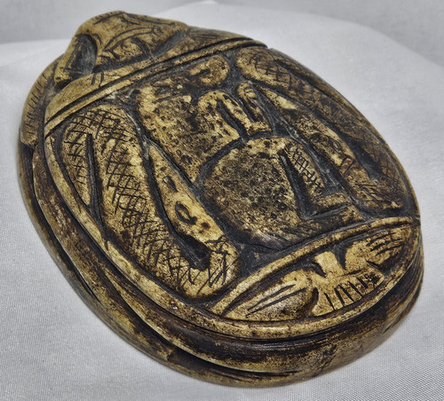 Carved alabaster egyptian - alabaster,