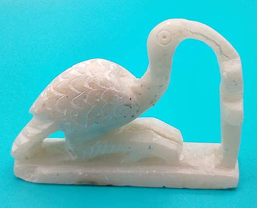 Vintage carved white - white, alabaster