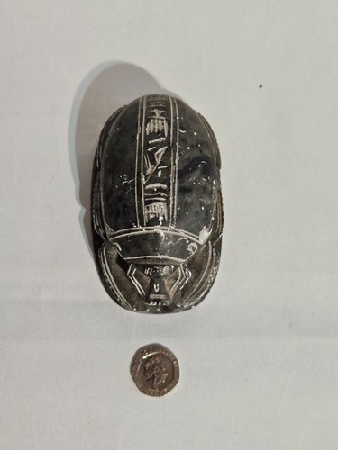 Egyptian made alabaster scarab