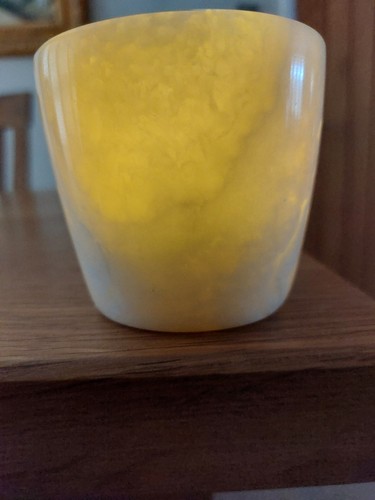Alabaster tea light - light, candle