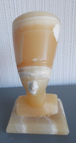 Alabaster nerfertiti from - nerfertiti,