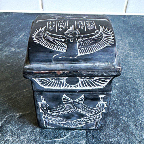 Egyptian carved alabaster - egyptian,